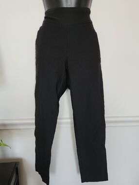 Tribal Black Tapered Ankle Pants